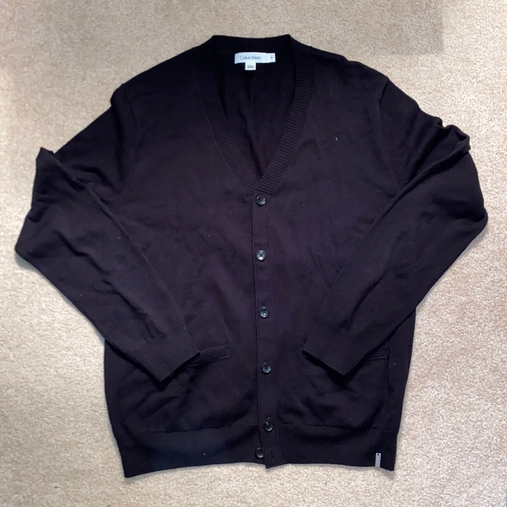 Men’s Calvin Klein Black Cardigan